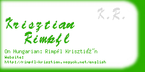 krisztian rimpfl business card